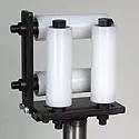 Adjustable box hardened steel roller guide, model ABR-225-S
